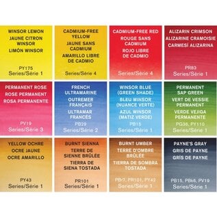 Winsor & Newton Professional Watercolour Blikken Doos 12 Tubes 5ml