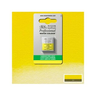Winsor&Newton Winsor & Newton PROFESSIONAL WATERCOLOUR - AQUARELVERF HALVE NAPJES CADMIUM-FREE LEMON