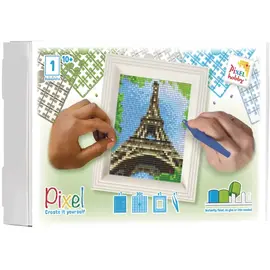 Pixel - Geschenkverpakking met 30 pixelmatjes - Eiffel Toren -