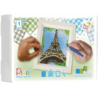 Pixel - Geschenkverpakking met 30 pixelmatjes - Eiffel Toren -