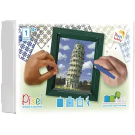 Pixel - Geschenkverpakking met 30 pixelmatjes - Toren van Pisa -