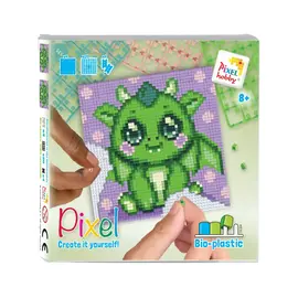 Pixelpakket Set vierkant - Draakje