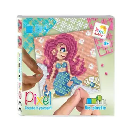 Pixel Set vierkant - Zeemeermin