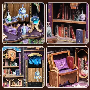 3D DIY Huisje, The Astrology Bookshop 15,5x16x18cm