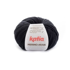 MERINO ARAN 2 - Zwart bad 89935