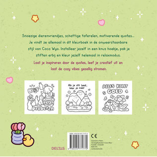 Cozy Vibes Cute & Comfy kleurboek Coco Wyo