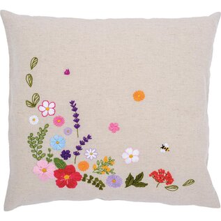 Kussen kit Kleurrijke wereld van bloemen