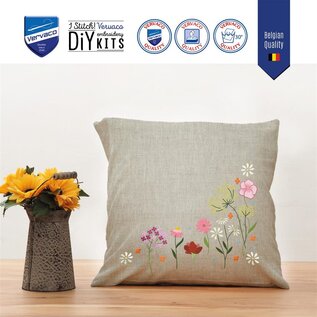 Kussen kit Wilde bloemen