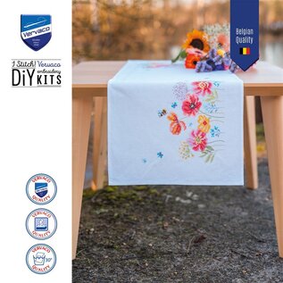 Loper kit Klaprozen en wilde bloemen