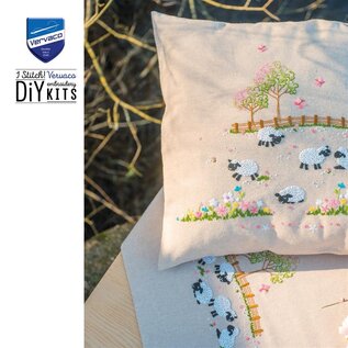 Kussen kit Schaapjes in de wei