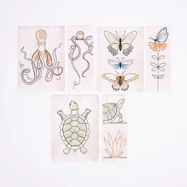 DMC Borduurkit Kaarten dieren 5,5-14,8cm