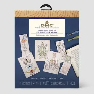 DMC Borduurkit Kaarten dieren 5,5-14,8cm