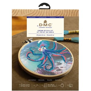 DMC Kruissteekpakket Octopus 26x26cm