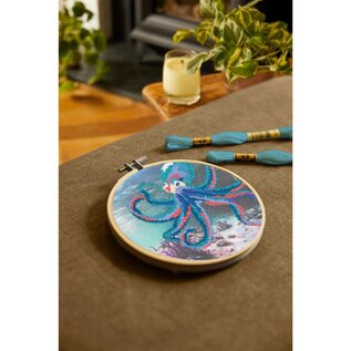 DMC Kruissteekpakket Octopus 26x26cm