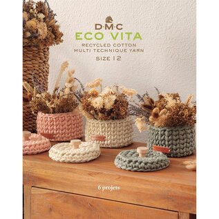 DMC Livre - Eco Vita SIZE 12 - 6 projets, Crochet et Marcramé - FR