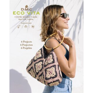 DMC Boek Eco Vita Raffia - 4 projecten, Haken - NL-EN-DE