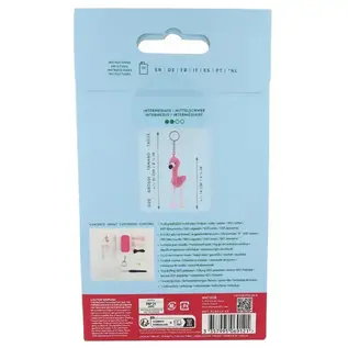Anchor Mini amigurumi haak kit - sleutelhanger flamingo