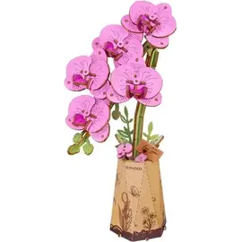 Robotime Purple Moth Orchid