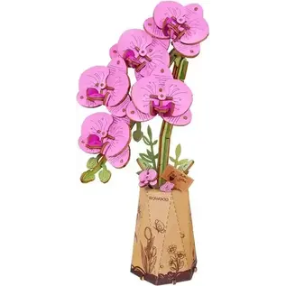 Robotime Purple Moth Orchid