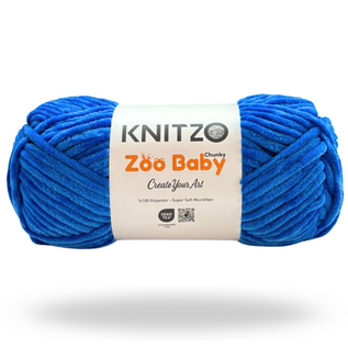 Knitzo Zoo Baby Chunky 133 Royal Blauw Bad 331