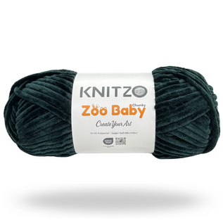 Knitzo Zoo Baby 414 Donker Groen Bad 411