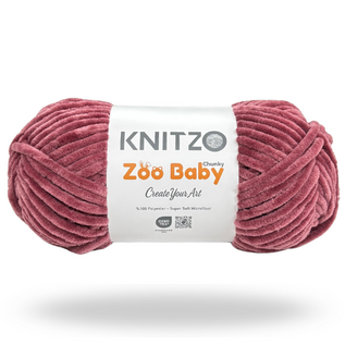 Knitzo Zoo Baby 123 Oud Roze  Bad 232
