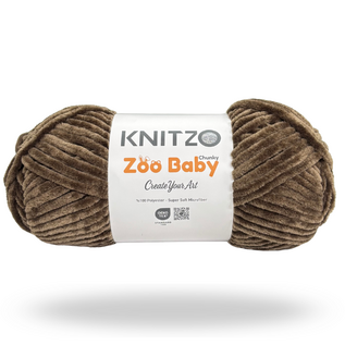 Knitzo Zoo Baby 147 Donker Taupe Bad 471