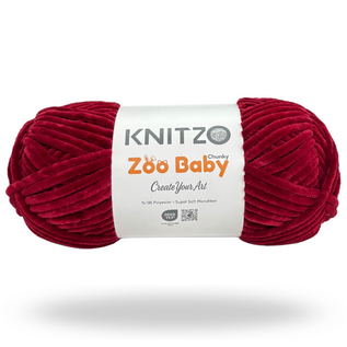 Knitzo Zoo Baby 114 Kers Rood Bad 141