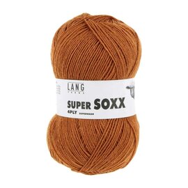 Super Soxx 4-PLY 0011 Roestbruin bad 28815