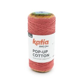POP-UP COTTON 304 - Blauw-Groen-Rood-Bruin bad 89025