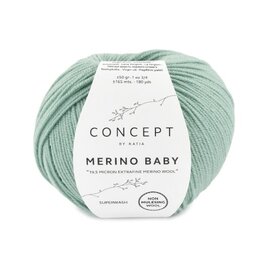 MERINO BABY 86 - Mint groen bad 86462