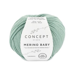 MERINO BABY 86 - Mint groen bad 86462