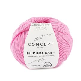 MERINO BABY 58 - Kauwgom roze bad 87817