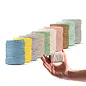 Macramétouw 1mm – 10x 65m – pastelkleuren – dubbel gedraaid gerecycled katoen
