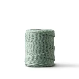 Macramétouw 1mm – 65m – eucalyptus – dubbel gedraaid gerecycled katoen