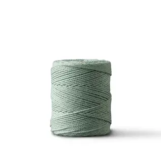 Macramétouw 1mm – 65m – eucalyptus – dubbel gedraaid gerecycled katoen