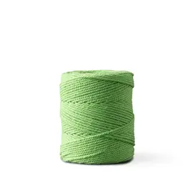 Macrame katoendraad lichtgroen 1mm +/-65m