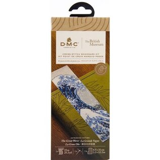 Borduurpakket Boekenlegger - The Great Wave - 5.5x17.5cm