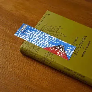 Borduurpakket Bladwijzer - The Red Fuji -