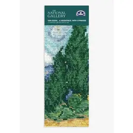Kruissteek kit boek. - Wheatfield Cypresses - National Gallery (Van Gogh)