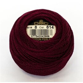 DMC Cotton Perlé 8 borduur- en hardanger garen 10 gram - Kleur 814