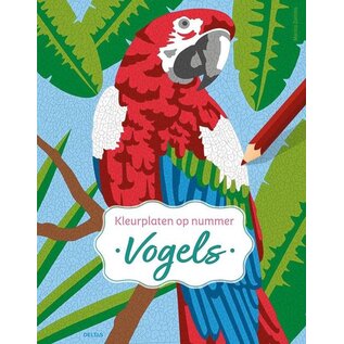 Vogels - Kleurplaten op nummer