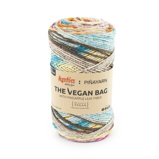 THE VEGAN BAG COLORS 100 - Oranje-Turquoise-Fuchsia bad 89340