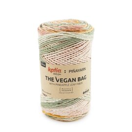THE VEGAN BAG COLORS 102 - Roest bruin-Kauwgom roze-Groen bad 90110