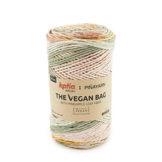 THE VEGAN BAG COLORS 102 - Roest bruin-Kauwgom roze-Groen bad 90110