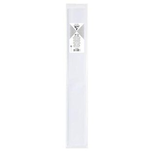 Zijdepapier 8 blad gevouwen 75x50cm - 18g/m2 - Wit