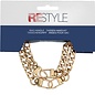 Tas ketting 25cm, 2 stk - Kleur 040 Goud