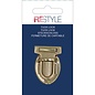 Tuck lock 26mm, 1stk - Kleur 040