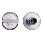 Schroefknoop 10 mm voor het bevestigen van leren labels - 5 stuks -