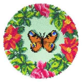 Orchidea Rug Kit Butterfly Ø50cm